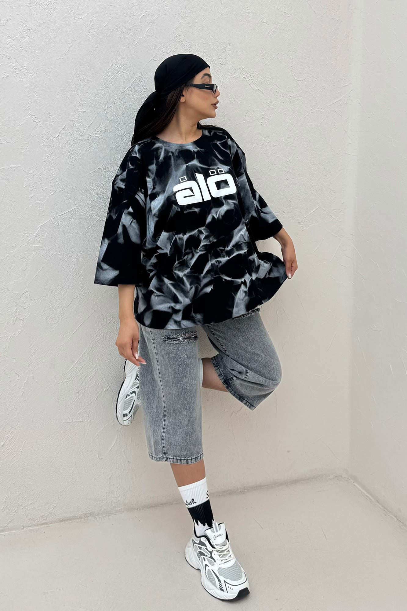 تیشرت باکسی تمام چاپ ALO