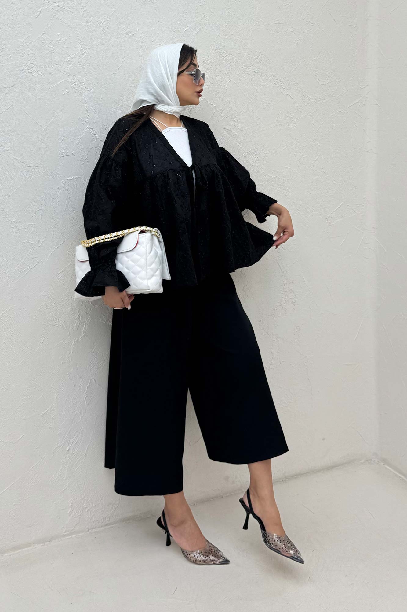 شومیز عروسکی جلو گره ای خامه دوزی 1038