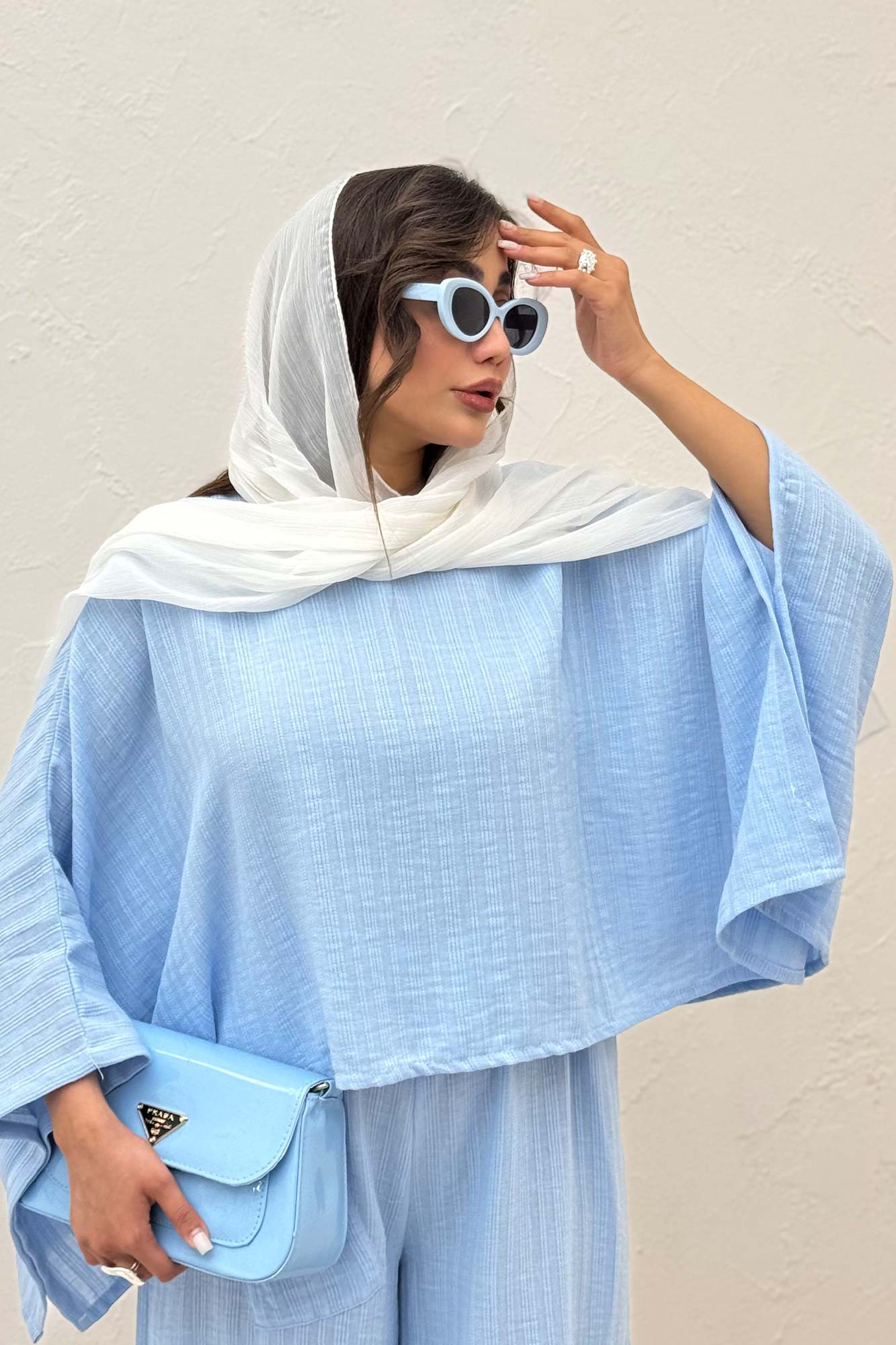 ست بلوز کیمونو و شلوار دمپا هفتی 1048