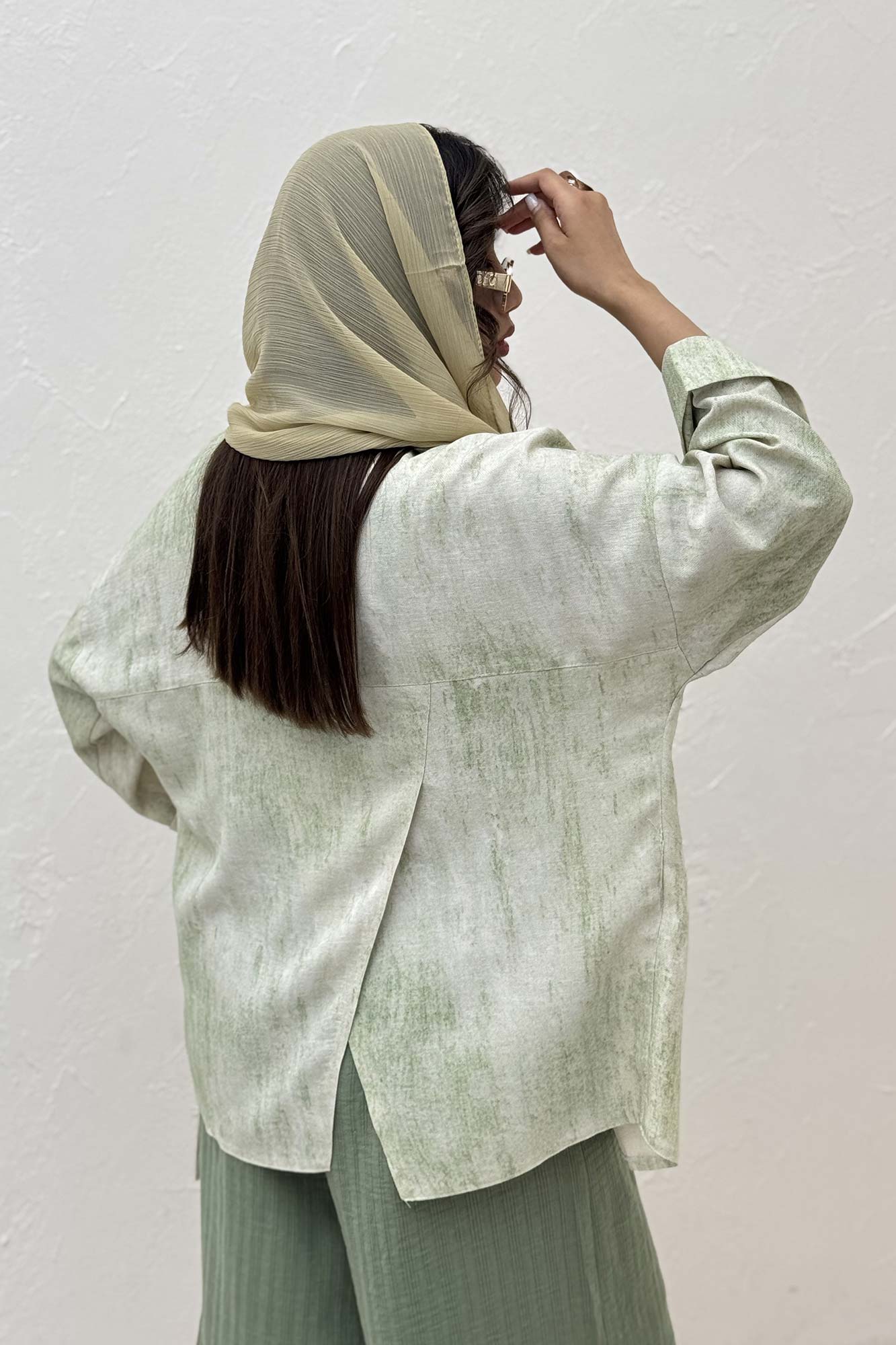 مانتو پرینتی پشت ریلی جلو دو بند کد 1