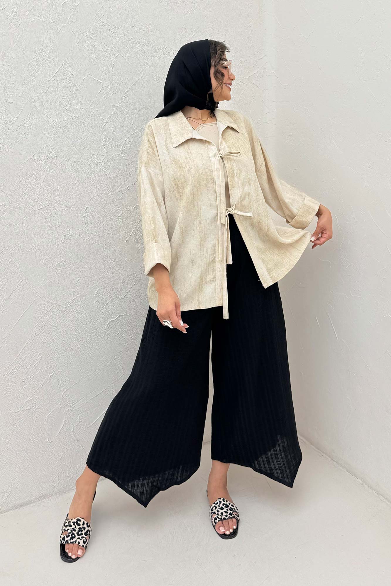 مانتو پرینتی پشت ریلی جلو دو بند کد 1