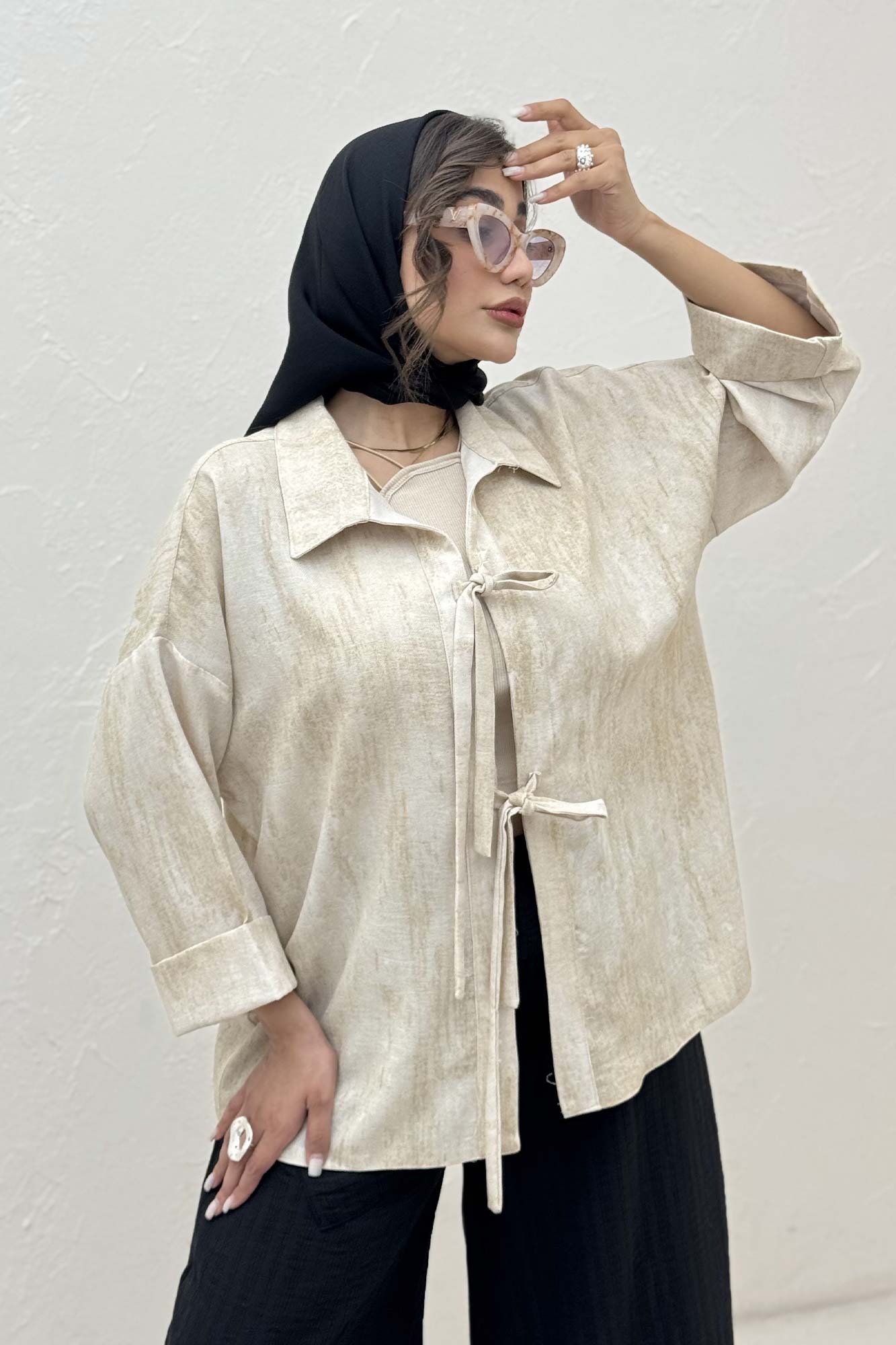 مانتو پرینتی پشت ریلی جلو دو بند کد 1