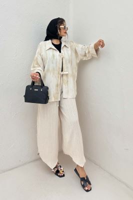 مانتو پرینتی پشت ریلی جلو دو بند کد 2