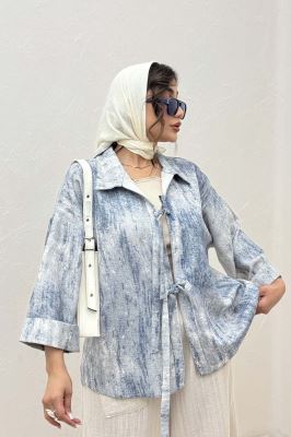 مانتو پرینتی پشت ریلی جلو دو بند کد 1