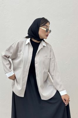 مانتو لینن دیپلمات دو جیب تیکه سفید