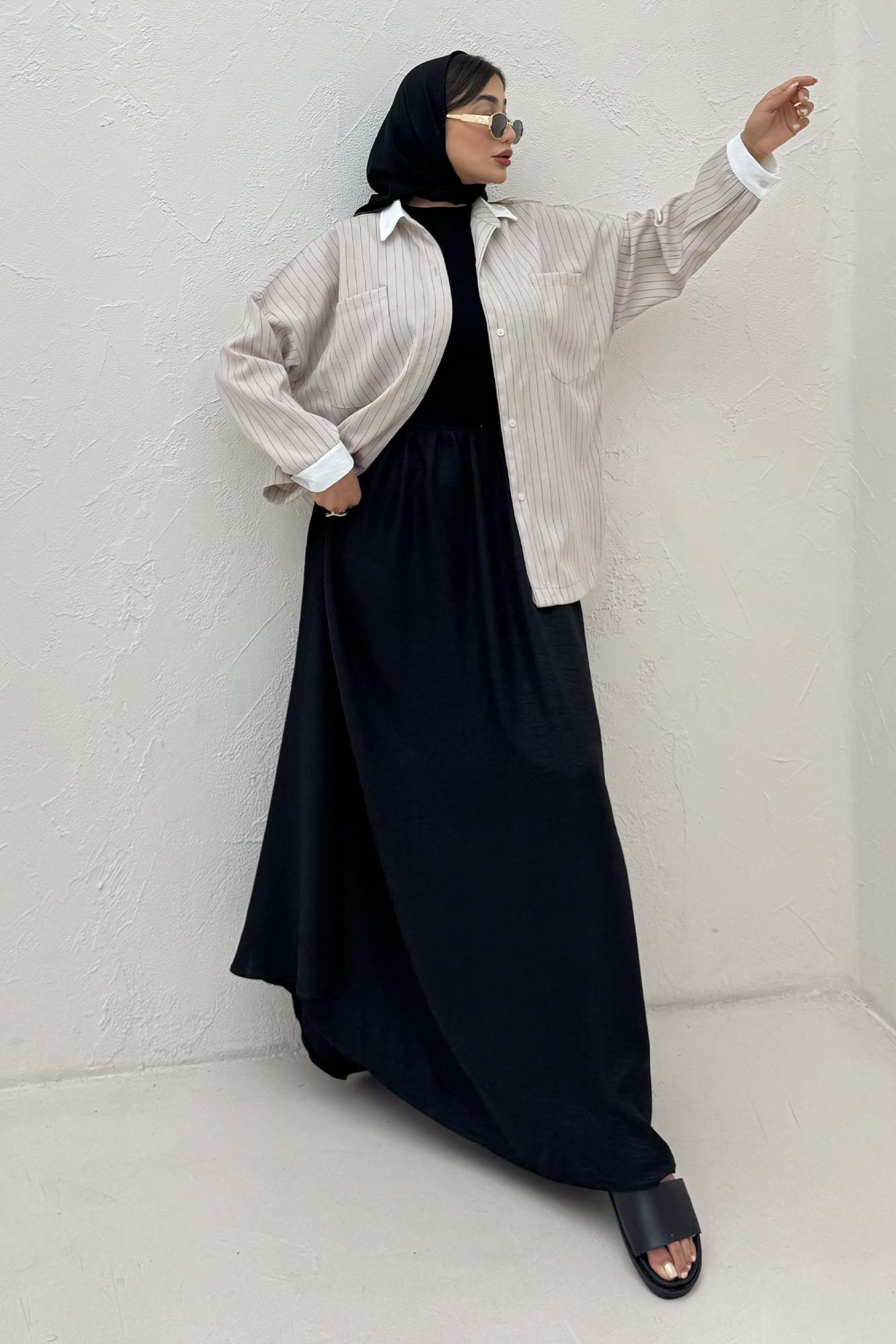 مانتو لینن دیپلمات دو جیب تیکه سفید