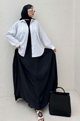 مانتو لینن دیپلمات دو جیب تیکه سفید