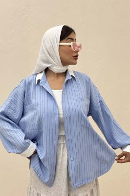 مانتو لینن دیپلمات دو جیب تیکه سفید