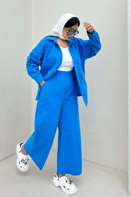 ست مانتو و شلوار لینن لیانکا