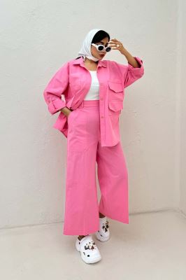 ست مانتو و شلوار لینن لیانکا