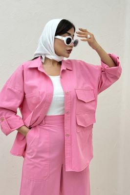 ست مانتو و شلوار لینن لیانکا