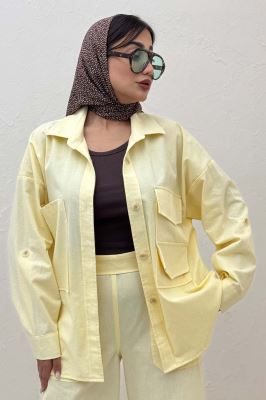 ست مانتو و شلوار لینن لیانکا