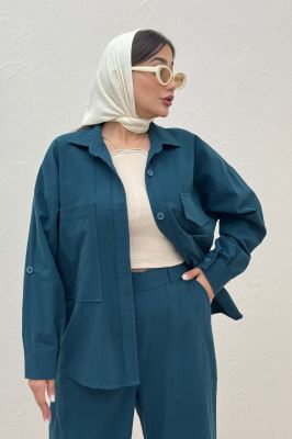 ست مانتو و شلوار لینن لیانکا