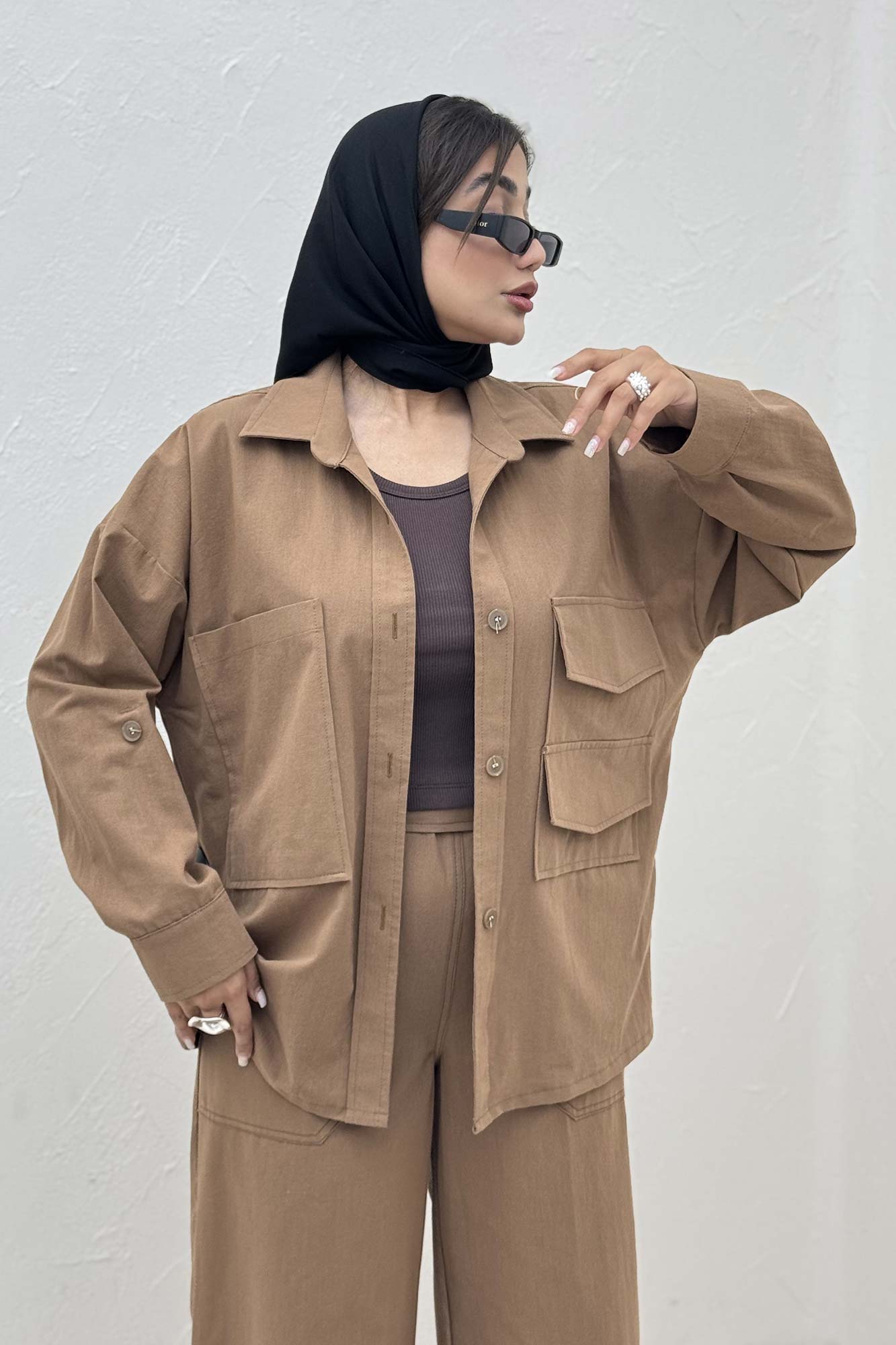 ست مانتو و شلوار لینن لیانکا