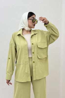 ست مانتو و شلوار لینن لیانکا