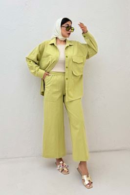 ست مانتو و شلوار لینن لیانکا