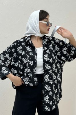 شومیز ونوس گلدار پشت پیله 