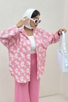 شومیز ونوس گلدار پشت پیله 