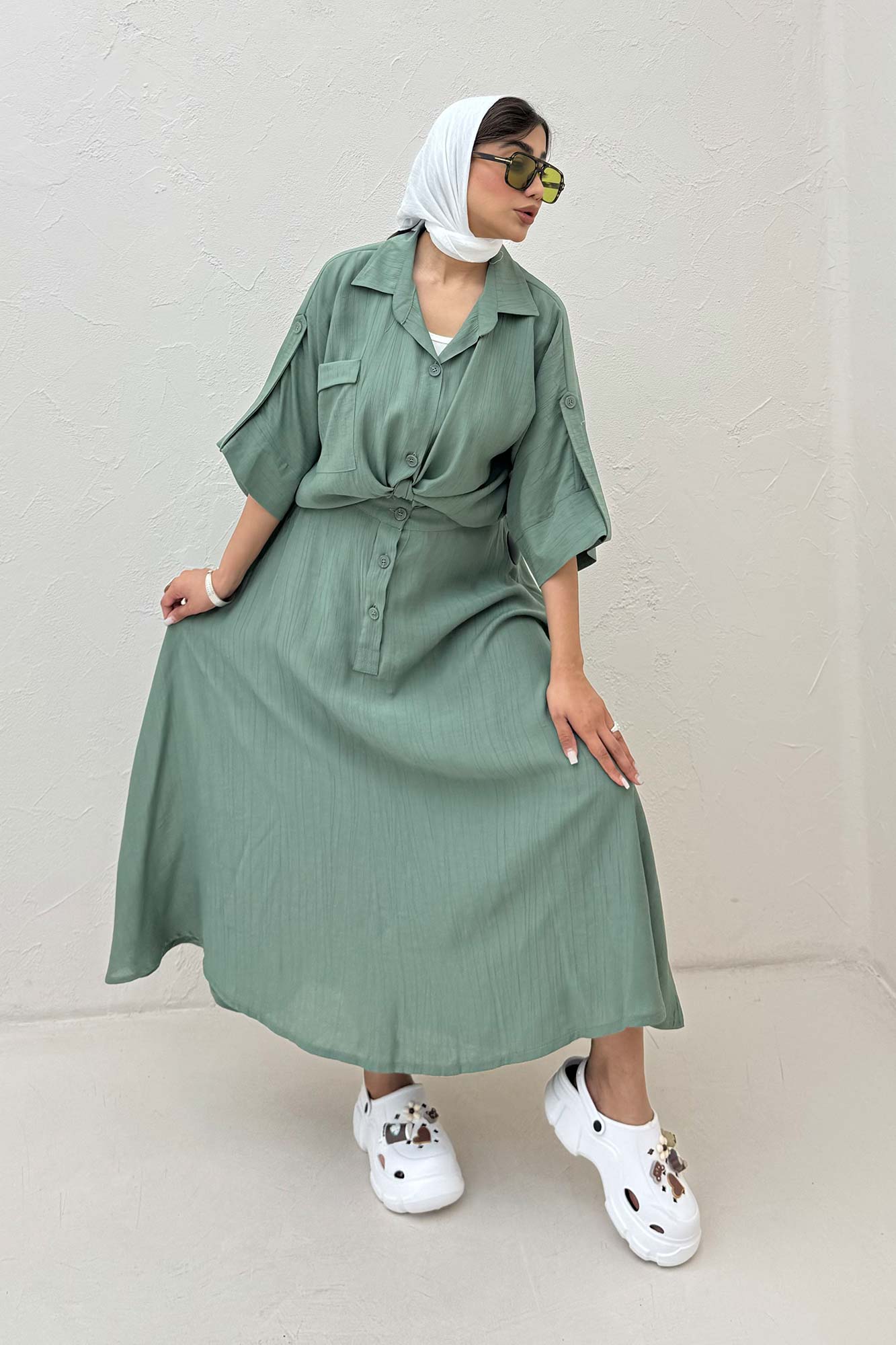 ست شومیز و دامن کریشه کایرا