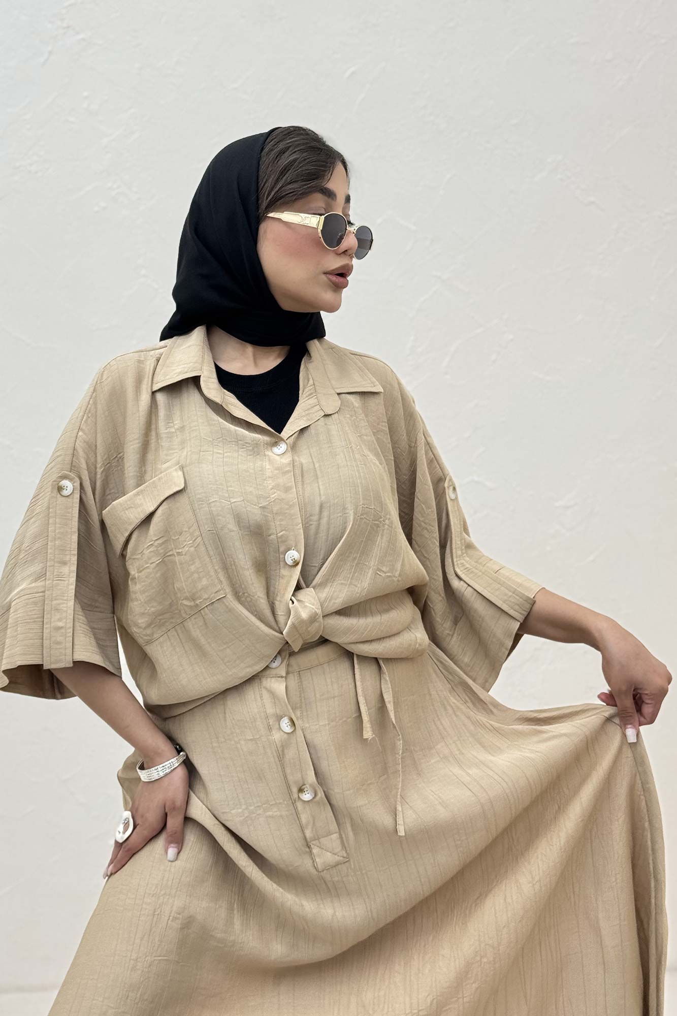 ست شومیز و دامن کریشه کایرا