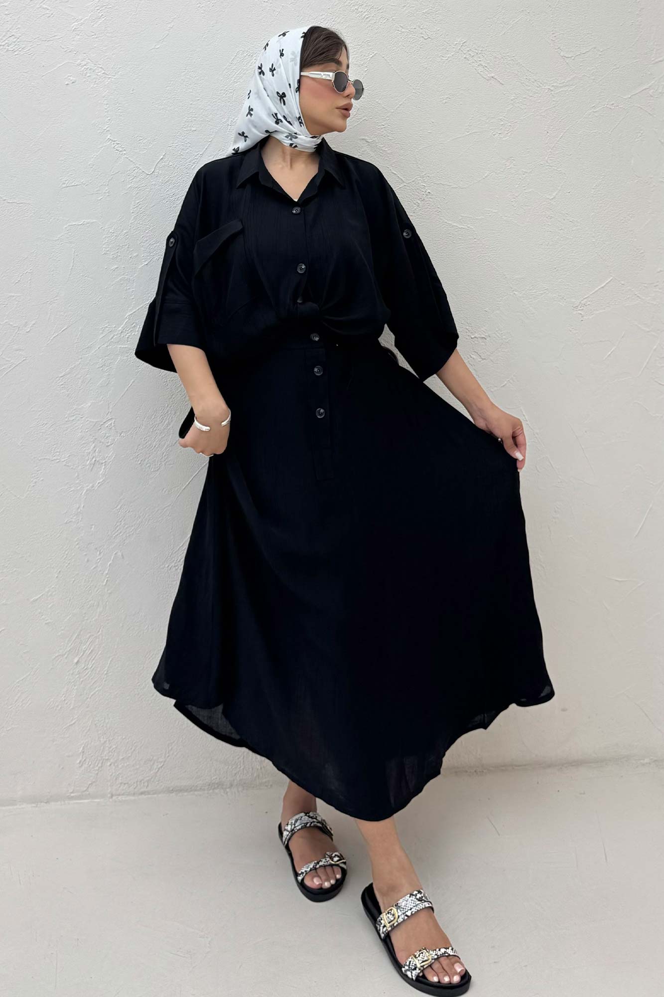 ست شومیز و دامن کریشه کایرا