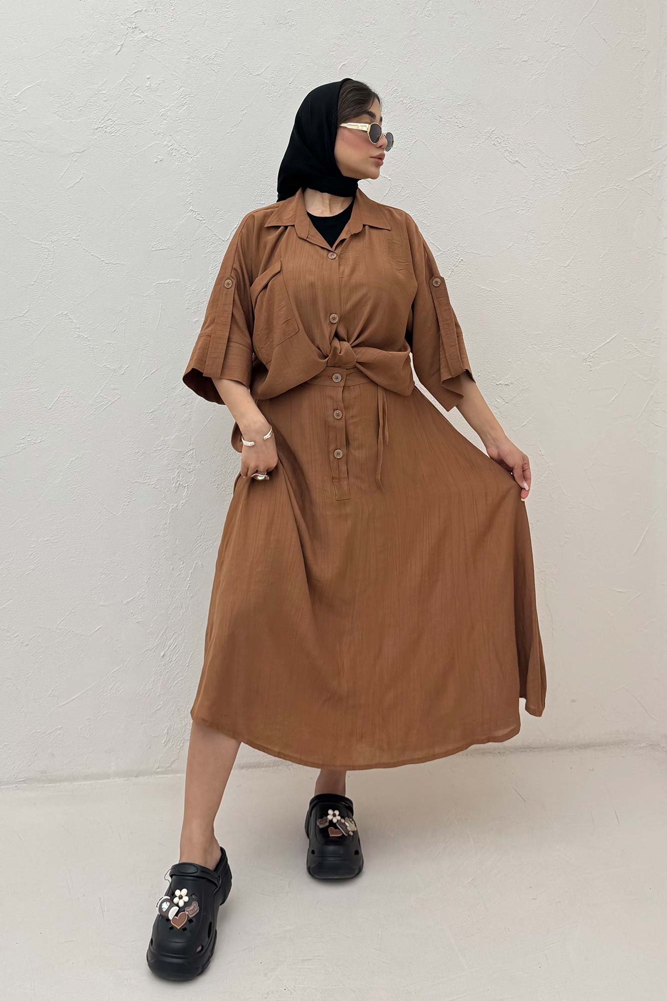 ست شومیز و دامن کریشه کایرا