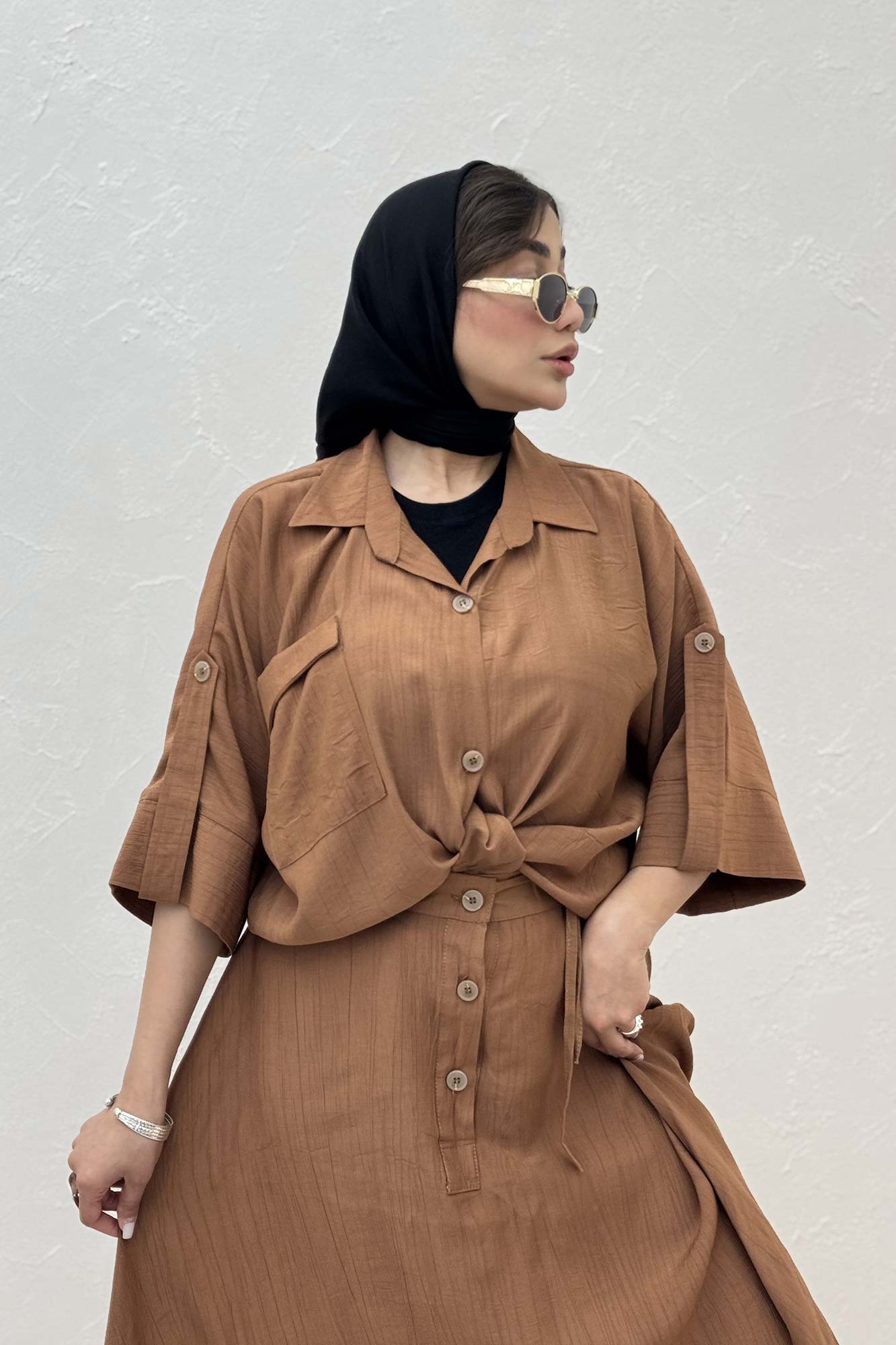 ست شومیز و دامن کریشه کایرا