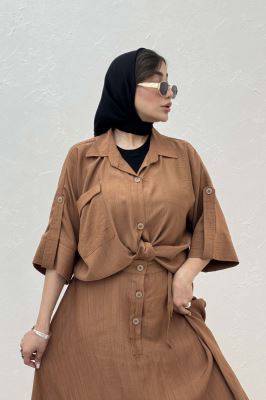 ست شومیز و دامن کریشه کایرا