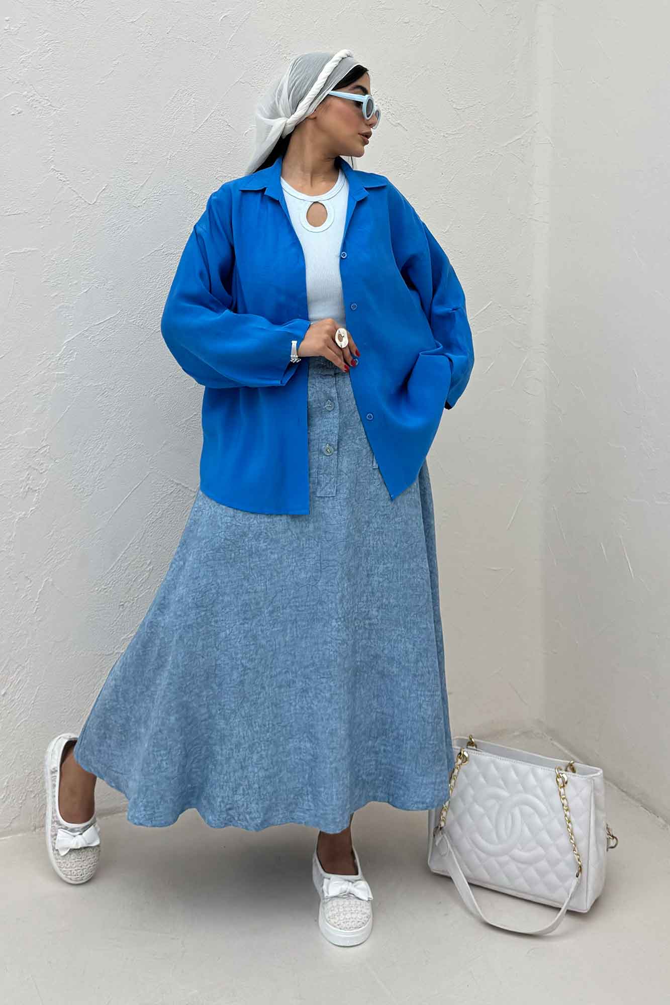 شومیز نخی پری ساده پشت پیله