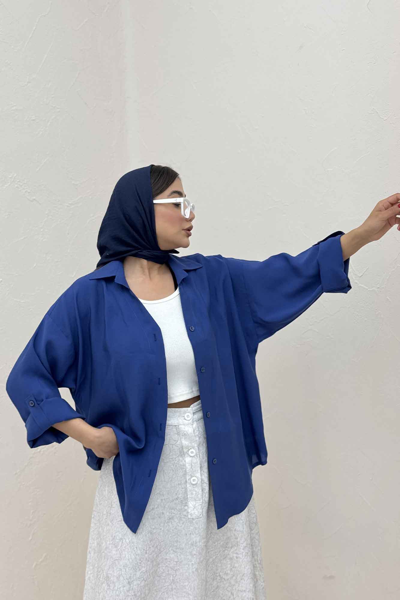 شومیز نخی پری ساده پشت پیله