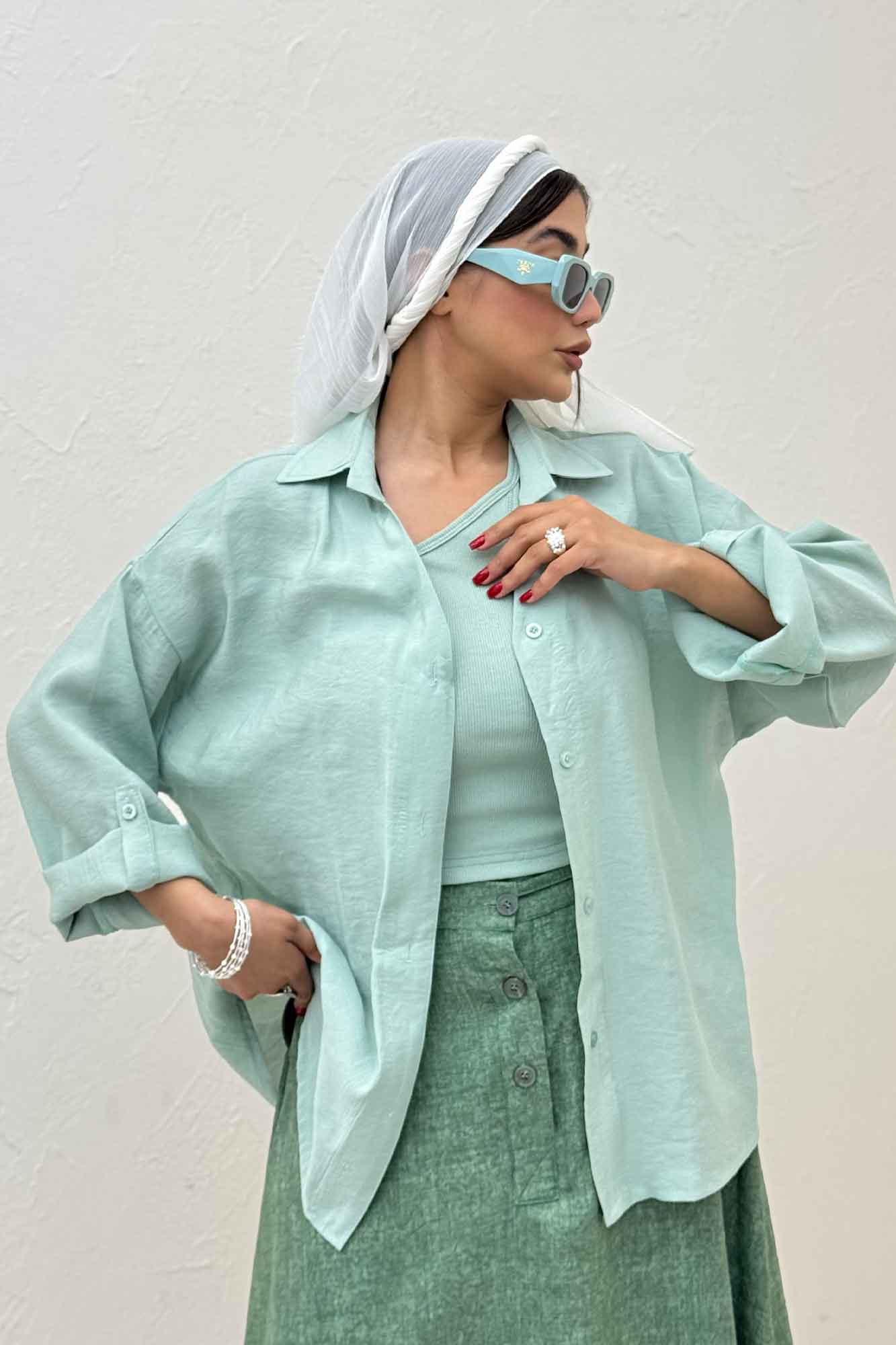 شومیز نخی پری ساده پشت پیله