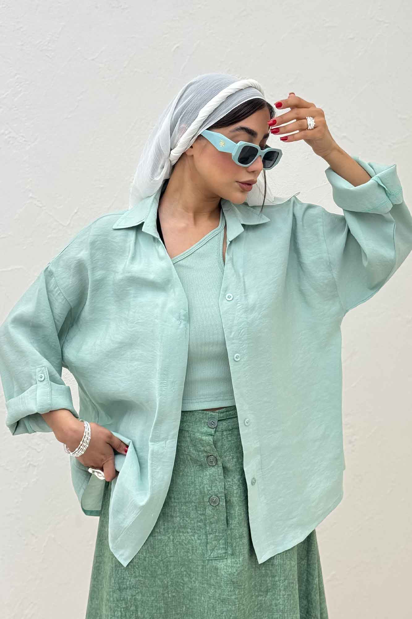 شومیز نخی پری ساده پشت پیله