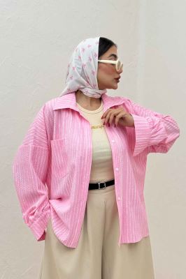 مانتو راه راه زارا تک جیب