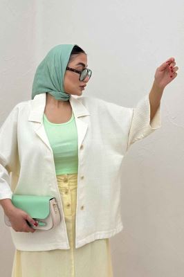 کت یقه شکاری آستین سه رب السا