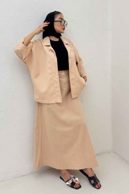 کت یقه شکاری آستین سه رب السا