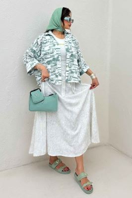 شومیز لینن اسلپ پشت بلند کد 3