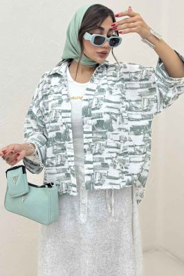 شومیز لینن اسلپ پشت بلند کد 3