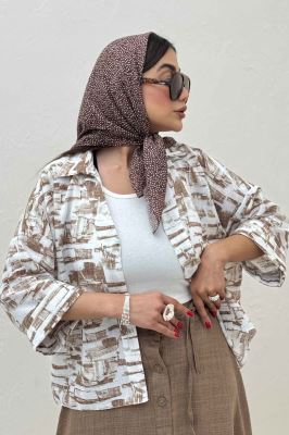 شومیز لینن اسلپ پشت بلند کد 3