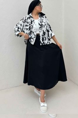 شومیز لینن اسلپ پشت بلند کد 4