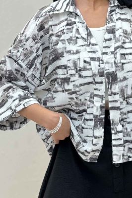 شومیز لینن اسلپ پشت بلند کد 3