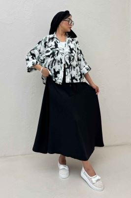 شومیز لینن اسلپ پشت بلند کد 4