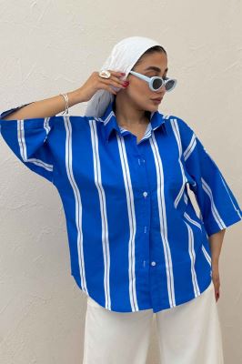 شومیز پری راه راه 7003