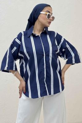 شومیز پری راه راه 7003