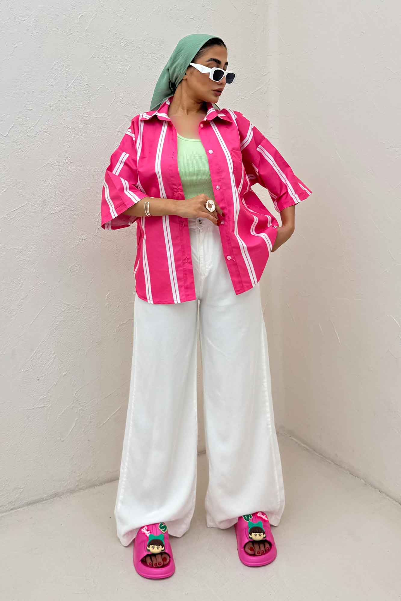 شومیز پری راه راه 7003