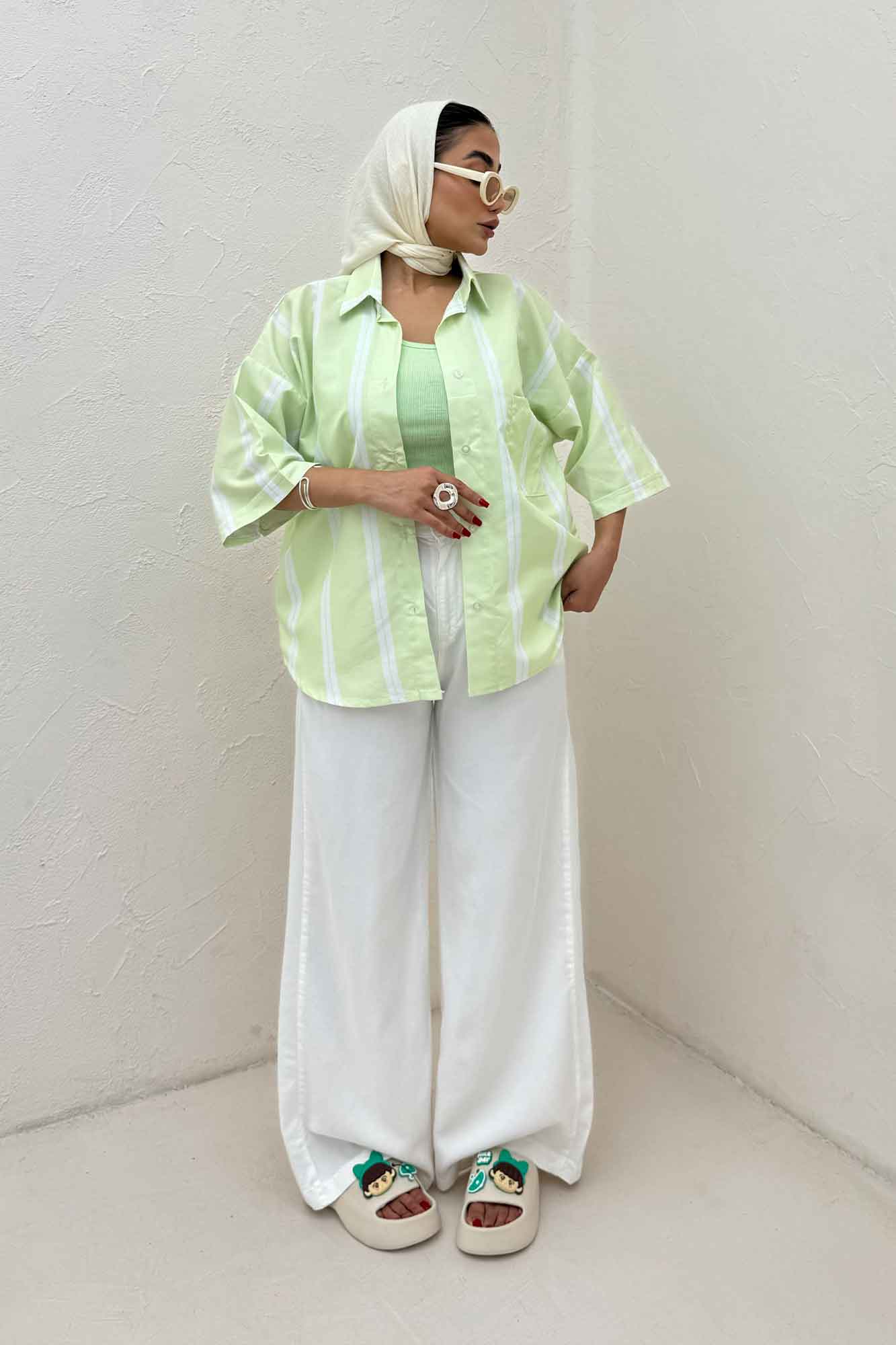 شومیز پری راه راه 7003