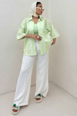 شومیز پری راه راه 7003