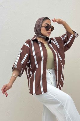 شومیز پری راه راه 7003