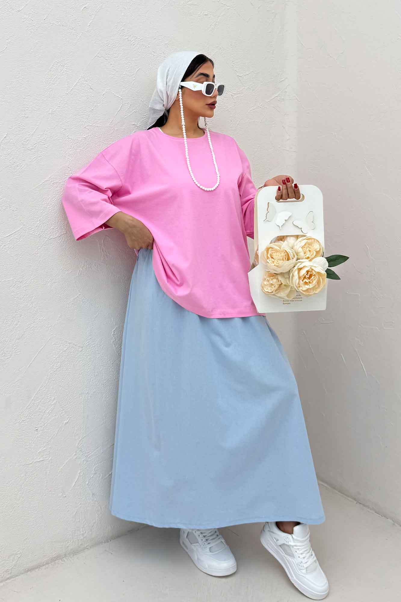 تیشرت باکسی پنبه 1023