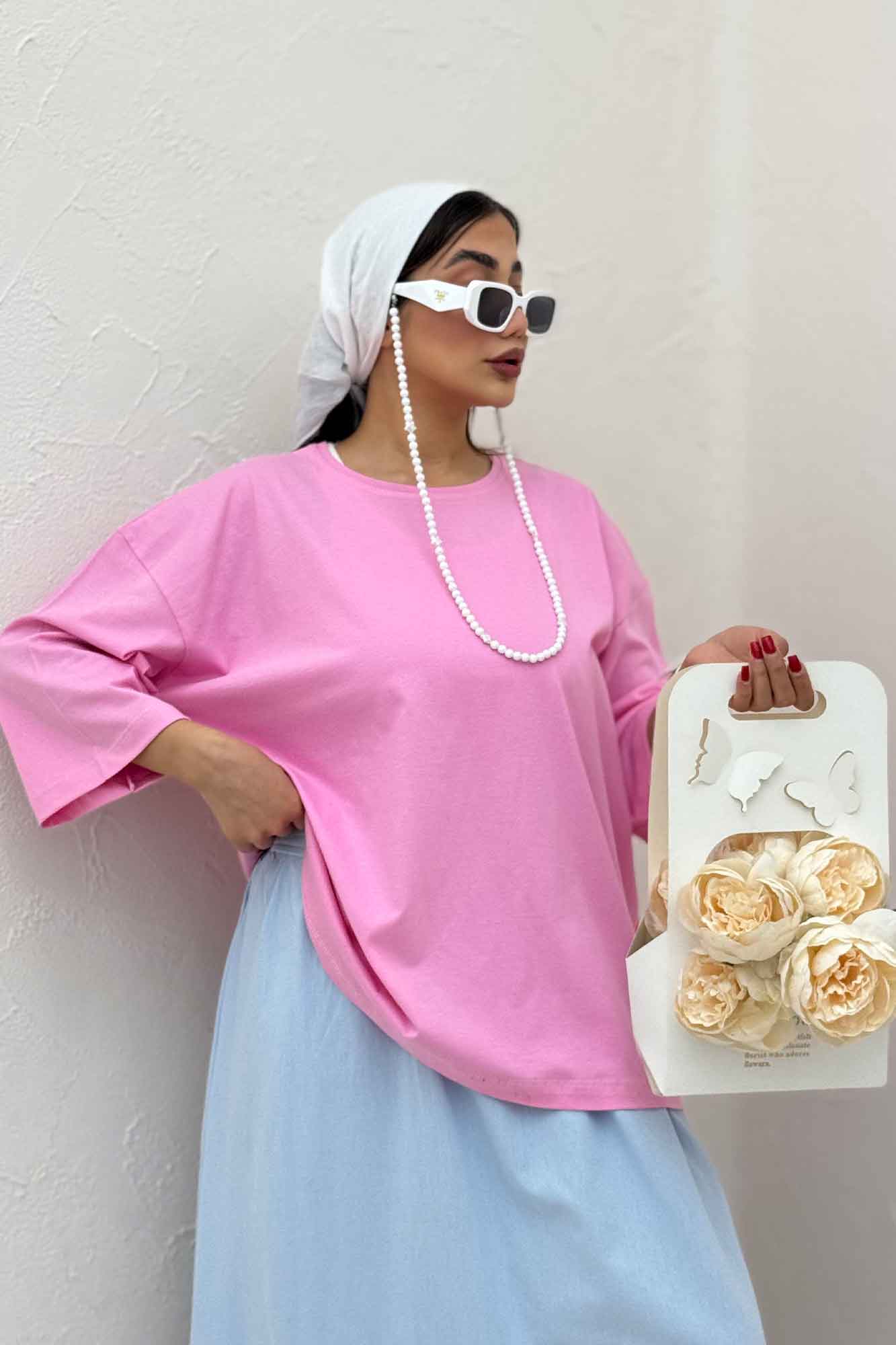 تیشرت باکسی پنبه 1023