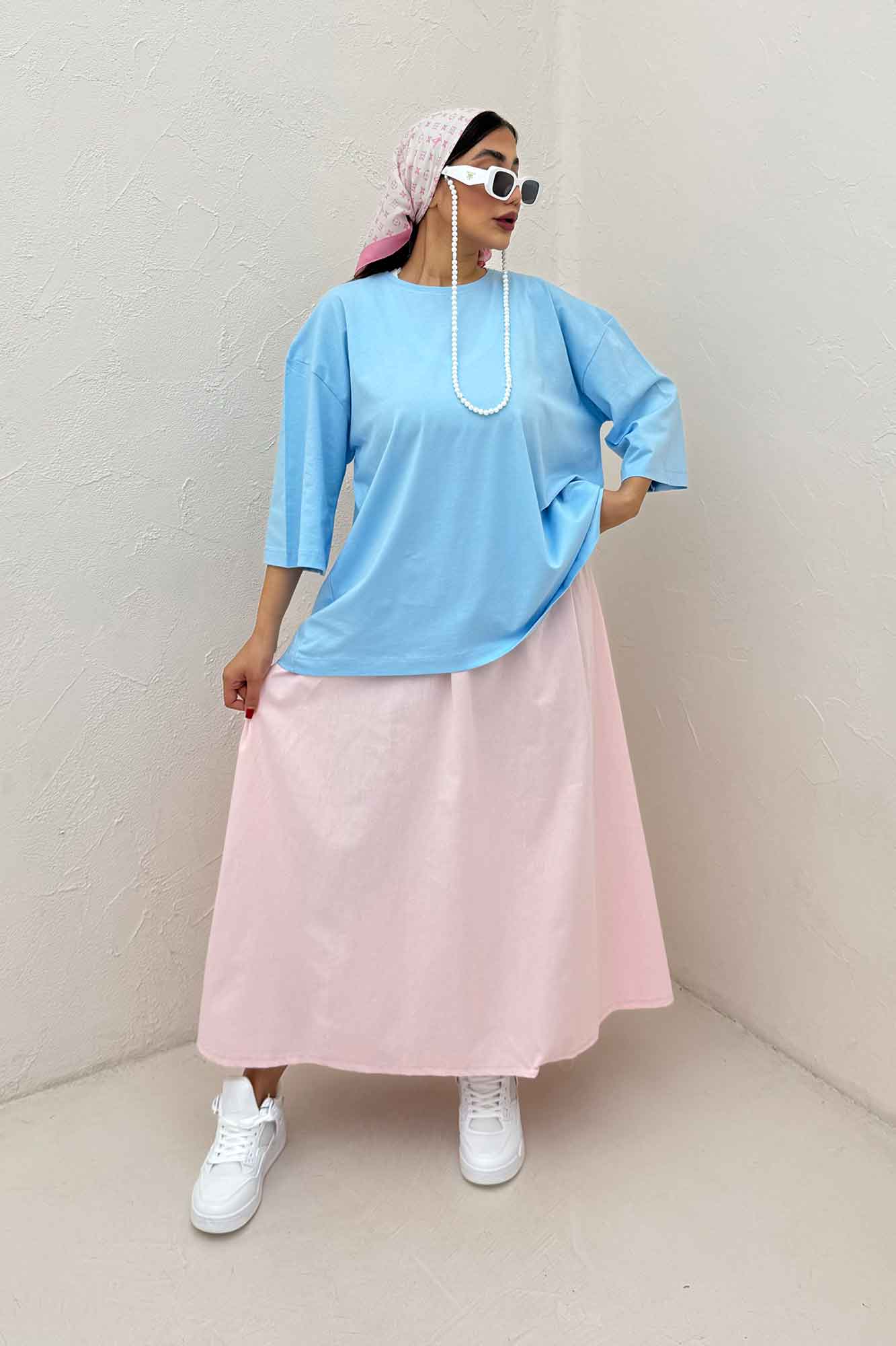 تیشرت باکسی پنبه 1023